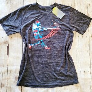 NWT Boys Baseball L 12 14 Dri Fit T shirt   USA